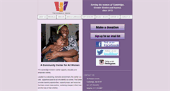 Desktop Screenshot of cambridgewomenscenter.org